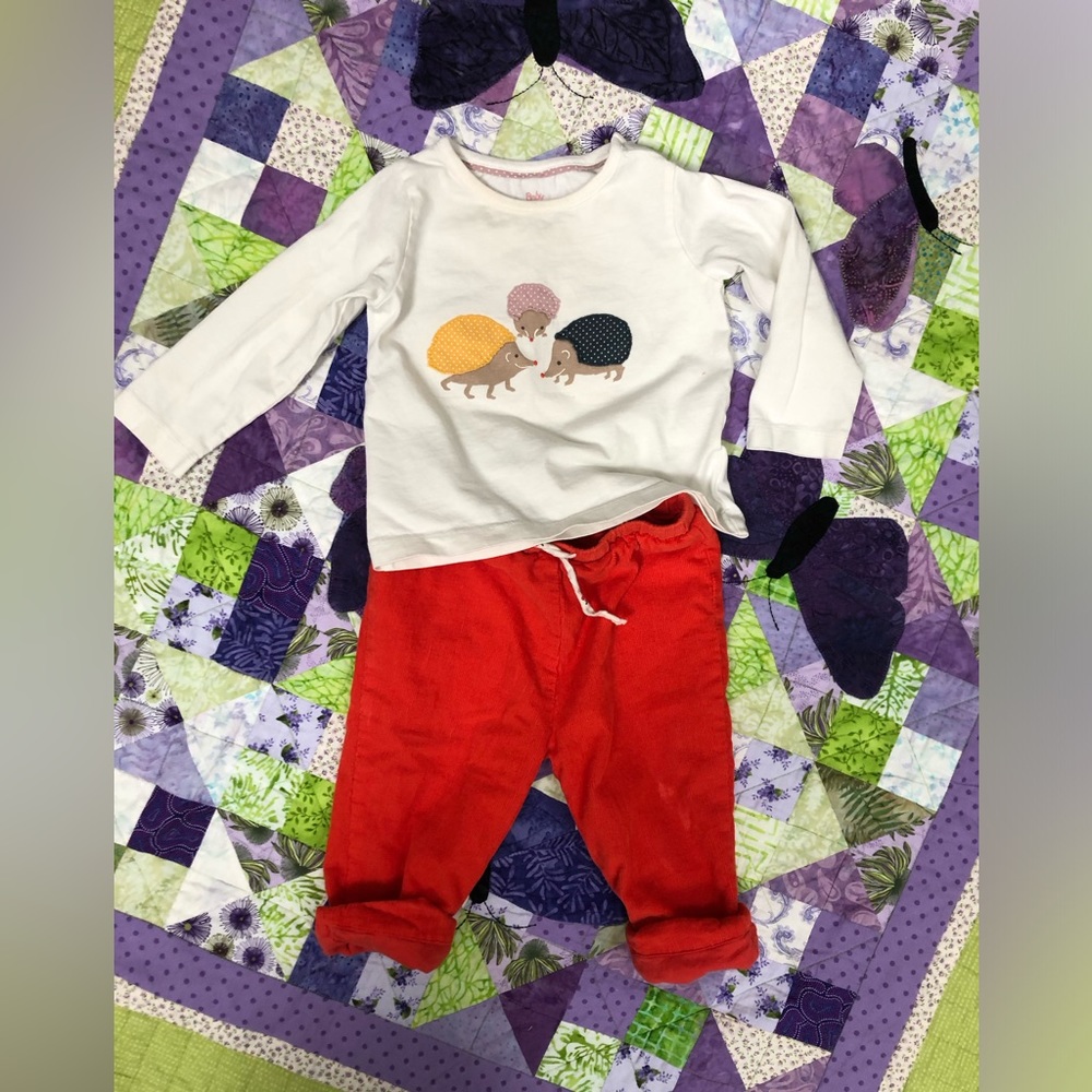 Baby Boden hedgehog outfit
